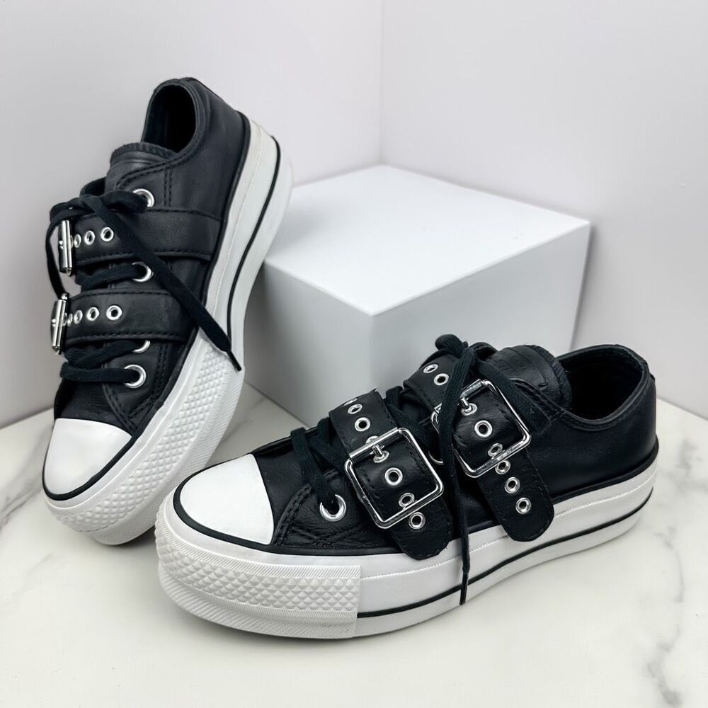Converse Chuck Taylor All Star x CTAS Lift Buckle x Ox Leather Platform x Women’